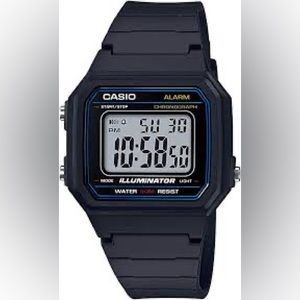 Casio classic resin and quarts w-217h-1avcf